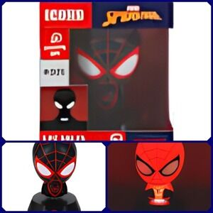 MILES MORALES SPIDER-MAN LAMP PALADONE MARVEL LED ICONS LIGHT 4 INCH NEW